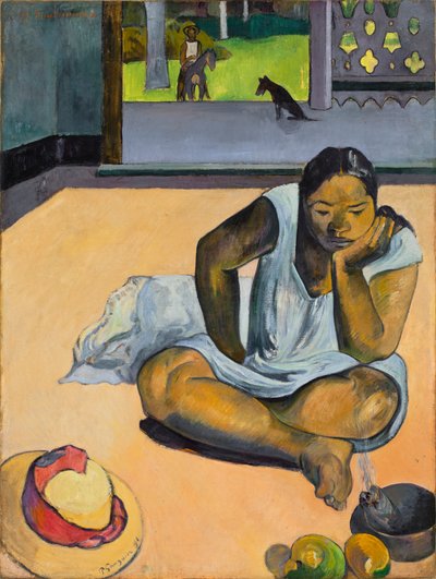 Die brütende Frau, 1891 von Paul Gauguin